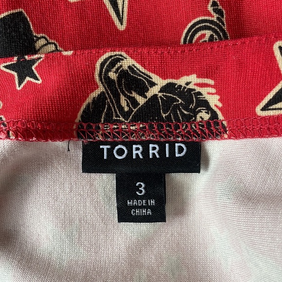 Torrid - Mini Studio Luxe Ponte Babydoll Dress - Picture 10 of 10